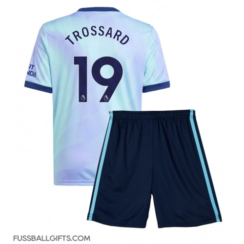 Arsenal Leandro Trossard #19 Fußballbekleidung 3rd trikot Kinder 2024-25 Kurzarm (+ kurze hosen)